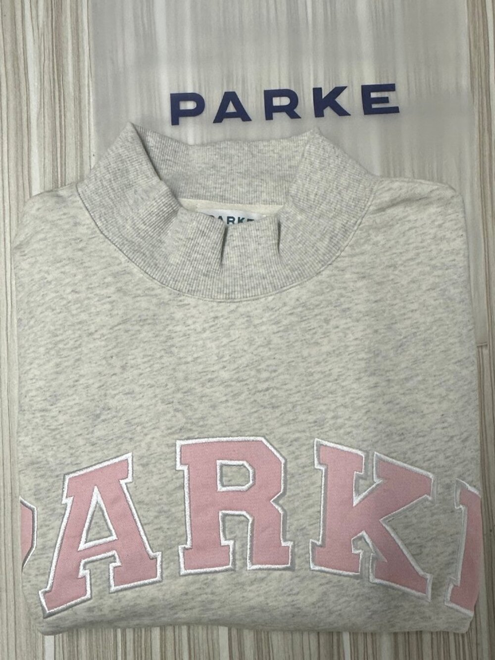 PARKE Varsity Mock Neck Sweatshirt